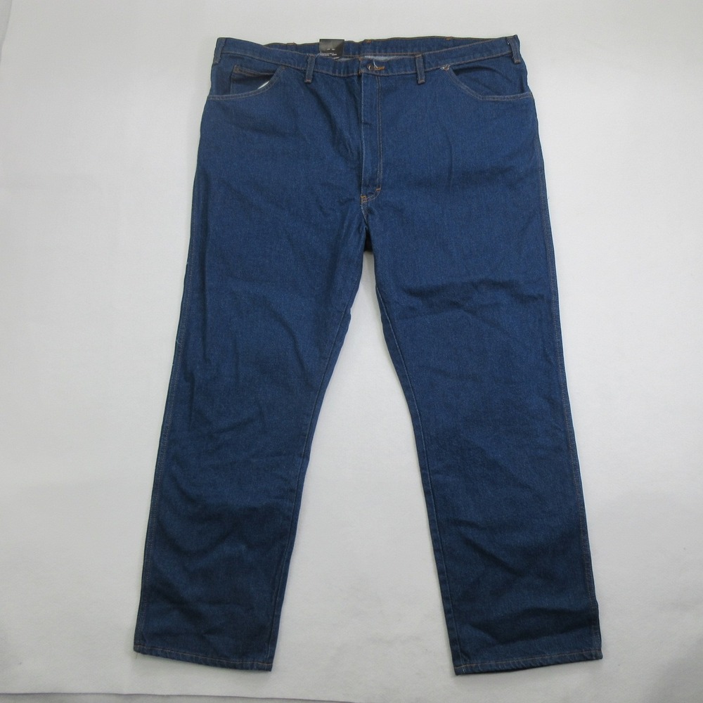 Dickies Men Classic Fit Straight Leg Denim Jeans Blue Size 48x32 New
